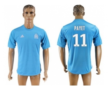 Marseille #11 Payet Away Soccer Club Jersey1