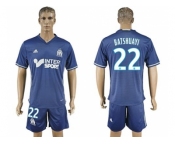 Marseille #22 Batshuayi Away Soccer Club Jersey2