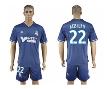 Marseille #22 Batshuayi Away Soccer Club Jersey2