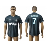 Marseille #7 Ocampos Away Soccer Club Jersey3