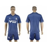 Marseille Blank Away Soccer Club Jersey2