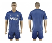 Marseille Blank Away Soccer Club Jersey2