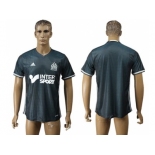 Marseille Blank Away Soccer Club Jersey3