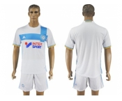 Marseille Blank Home Soccer Club Jersey2