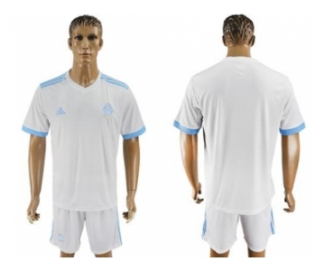 Marseille Blank Home Soccer Club Jersey