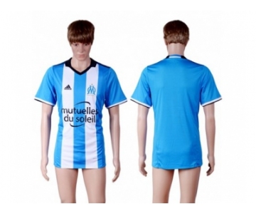 Marseille Blank SEC Away Soccer Club Jersey2