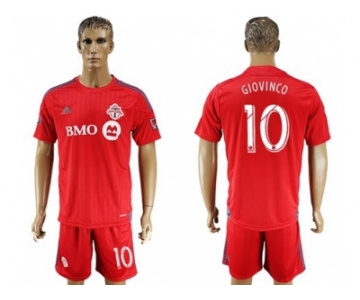 Toronto FC #10 Giovinco Home Soccer Club Jersey3