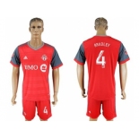 Toronto FC #4 Bradley Home Soccer Club Jersey