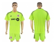 Toronto FC Blank Shiny Green Goalkeeper Soccer Club Jersey