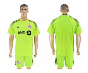 Toronto FC Blank Shiny Green Goalkeeper Soccer Club Jersey