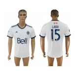 Vancouver Whitecaps FC #15 Laba Home Soccer Club Jersey