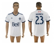 Vancouver Whitecaps FC #23 Manneh Home Soccer Club Jersey