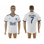 Vancouver Whitecaps FC #7 Bolanos Home Soccer Club Jersey