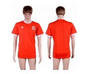 Wales Blank Red Home Soccer Country Jersey