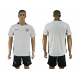 Corinthians Blank White Home Soccer Club Jersey