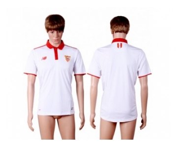 Sevilla Blank Home Soccer Club Jersey