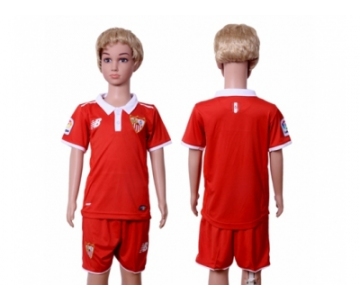 Sevilla Blank Away Kid Soccer Club Jersey