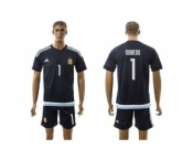 Argentina #1 Romero Away Soccer Country Jersey