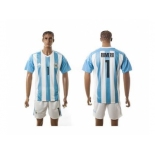 Argentina #1 Romero Home Soccer Country Jersey