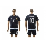 Argentina #10 Maradona Away Soccer Country Jersey