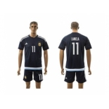 Argentina #11 Lamela Away Soccer Country Jersey