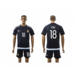 Argentina #18 Tevez Away Soccer Country Jersey