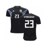 Argentina #23 A.Marchesin Away Soccer Country Jersey