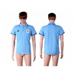 Argentina Blank Blue Polo Shirts