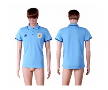 Argentina Blank Blue Polo Shirts