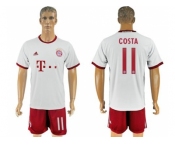 Bayern Munchen #11 Costa White Soccer Club Jersey