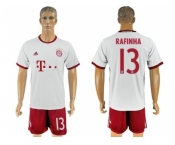 Bayern Munchen #13 Rafinha White Soccer Club Jersey