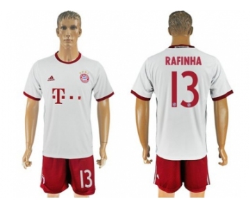 Bayern Munchen #13 Rafinha White Soccer Club Jersey