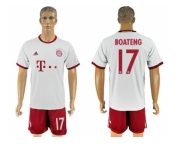 Bayern Munchen #17 Boateng White Soccer Club Jersey