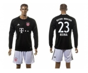 Bayern Munchen #23 Reina Black Goalkeeper Long Sleeves Soccer Club Jersey