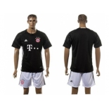 Bayern Munchen Blank Goalkeeper Black Soccer Club Jersey