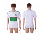 Algeria Blank White Home Soccer Country Jersey