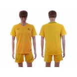 Australia Blank Home Soccer Country Jersey