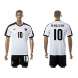 Austria #10 Junuzovic White Away Soccer Country Jersey