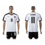 Austria #11 Harnik White Away Soccer Country Jersey