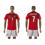 Austria #7 Arnautovic Red Home Soccer Country Jersey