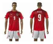 Austria #9 Okotie Red Home Soccer Country Jersey