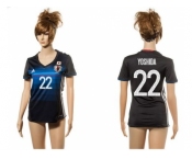 Women's Japan #22 Yoshida Home Soccer Country Jersey