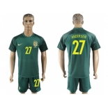 Brazil #27 Anderson Away Soccer Country Jersey