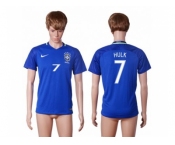 Brazil #7 Hulk Away Soccer Country Jersey