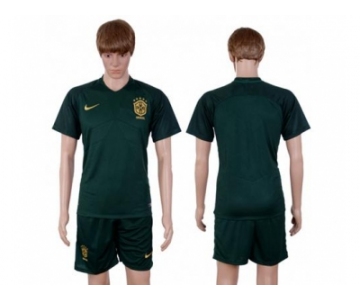 Brazil Blank Away Soccer Country Jersey