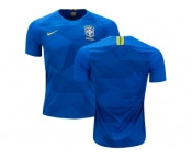 Brazil Blank Away Kid Soccer Country Jersey