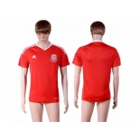 Wales Blank Red Home Soccer Country Jersey