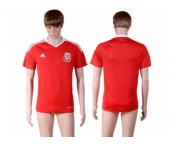 Wales Blank Red Home Soccer Country Jersey