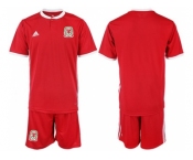 Wales Blank Red Home Soccer Country Jerseys