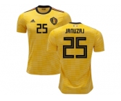 Belgium #25 Januzaj Away Soccer Country Jerseyey